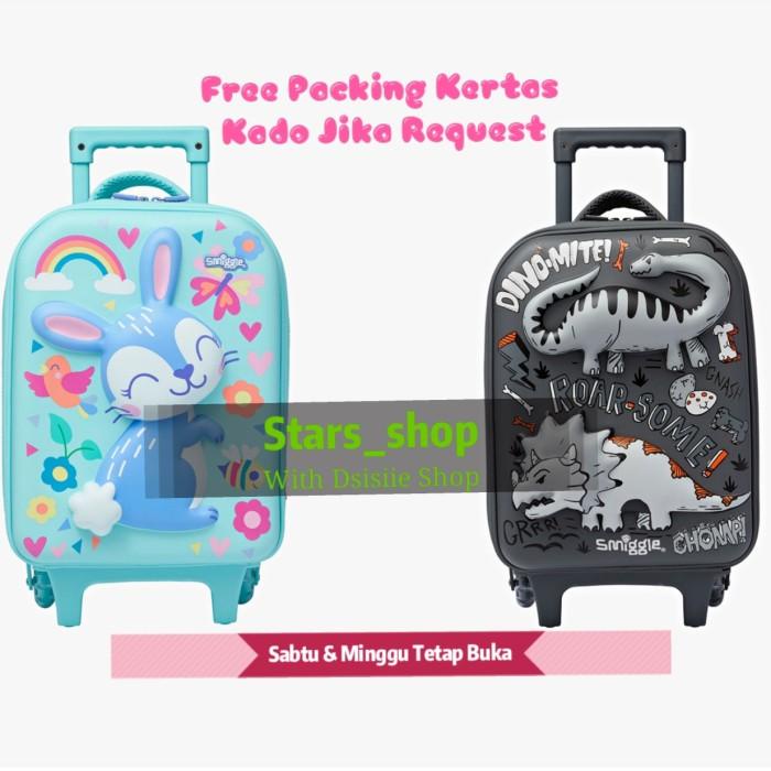 Smiggle Bag Trolley Htop Jnr Anim Original / Tas Koper Anak