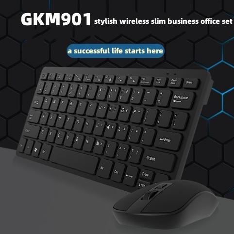 GKM901 MINI KEYBOARD WIRELESS + MOUSE WIRELESS KYBOARD MINI BERKUALITA