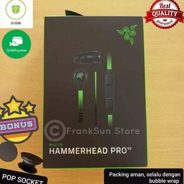 Earphone Headset Gaming Razer Hammerhead Pro V2 Original
