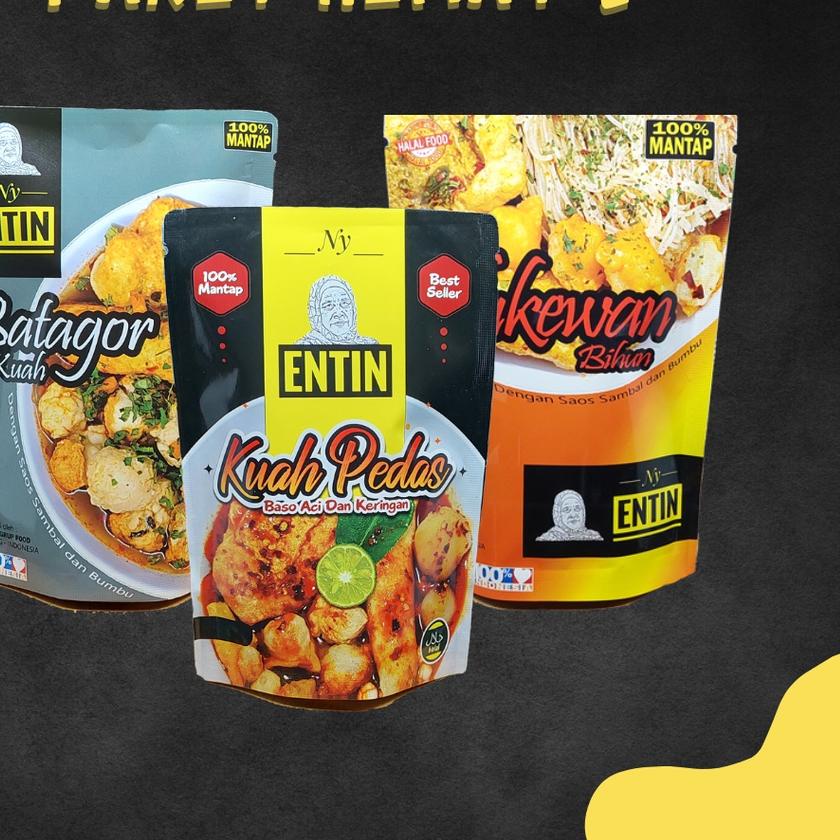 

COD✔️✔️Paket NY ENTIN 1 isi Baso Aci, Batagor Kuah dan Takewan Bihun