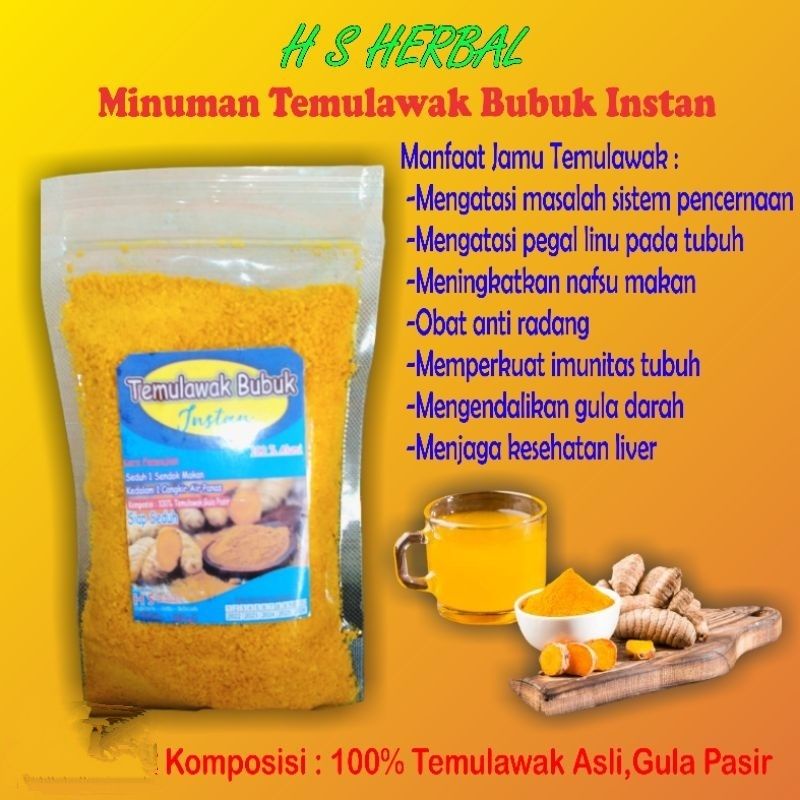 

Jamu temulawak bubuk 1/2 KG