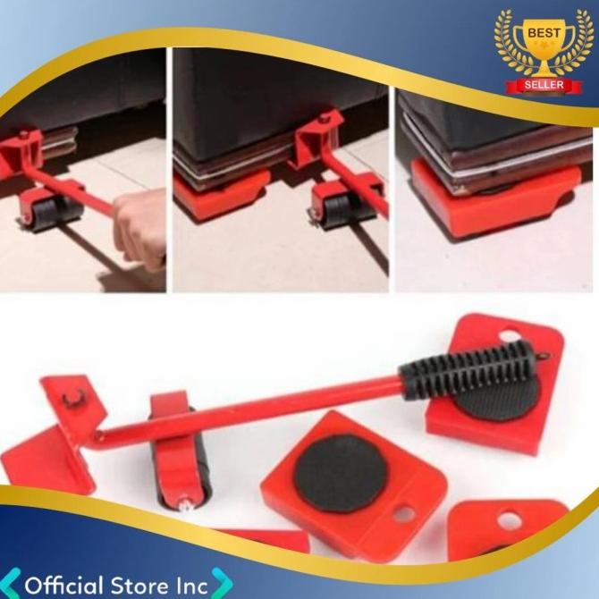 Forklift Mini Alat Bantu Dorong Kulkas Lemari Pindahan Barang Berat