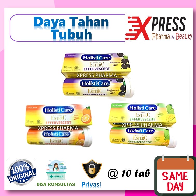 XPRESS  Holisticare Ester C Effervescent efervescent holisti care