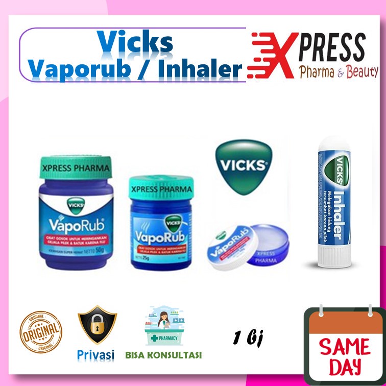 XPRESS ! 10 g Vicks VapoRub Gosok Anak Vapo Rub Vick Balsem Viks Inhaler