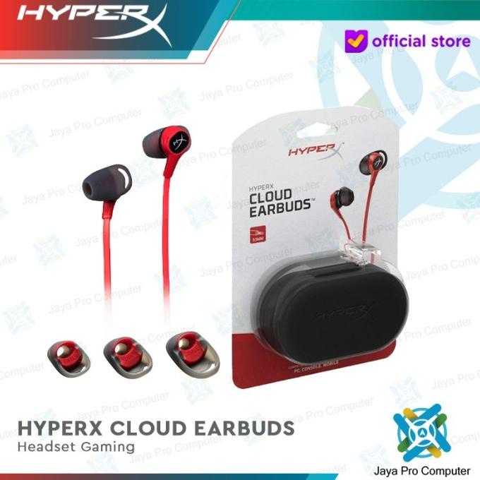 Headset Gaming Kingston HyperX Cloud Earbuds - Earphone Hyper X