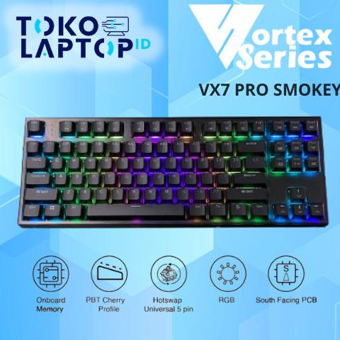 VortexSeries VX7 Pro Smokey Black Edition Mechanical Gaming Keyboard