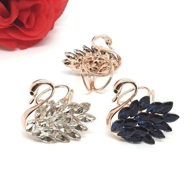Ring Hijab / Syall Angsa Swarovski Ck179 HARGA SATUAN