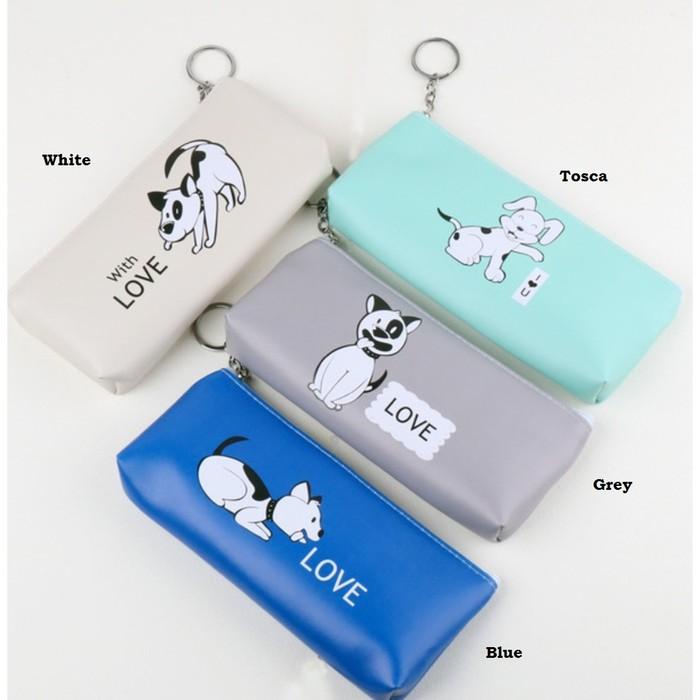 

CIVETO TP0028 Tempat Pensil Love Dog / Tempat Kosmetik