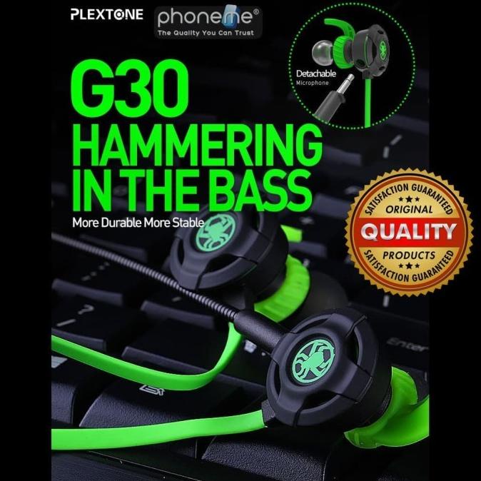 Plextone G30 Gaming Earphone TERMURAH dan 100% ORIGINAL