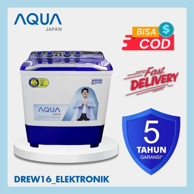 Mesin Cuci Sanyo Aqua 880XT. 8Kg. Hijab Mode