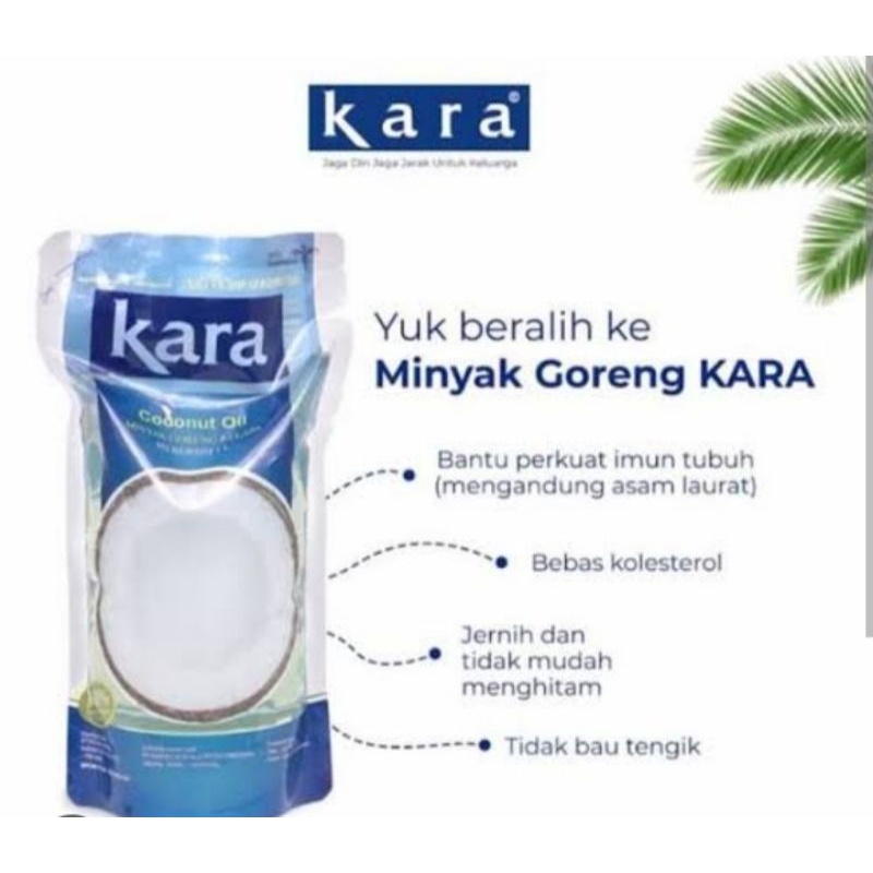 

minyak goreng kelapa KARA