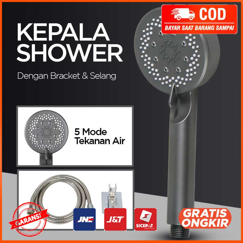 Set Kepala Shower Mandi 5 Mode Adjustable SH24