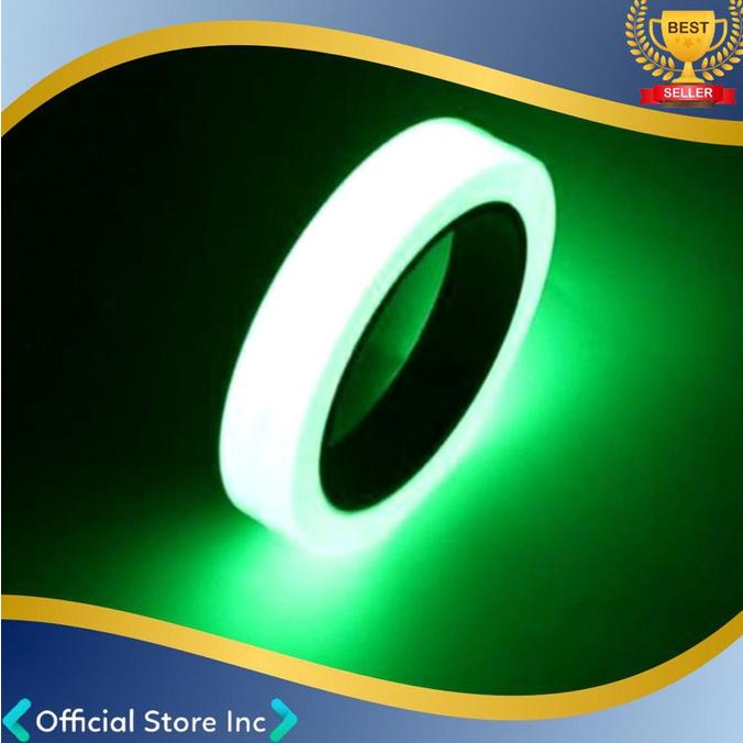 

Lakban Glow In The Dark Tape / Isolasi Fosfor / Selotip Fosfor Menyala