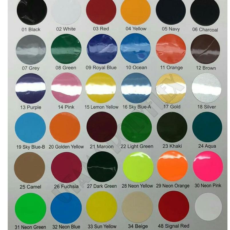 

POLYFLEX PU KOREA METERAN WARNA NEON DAN SPECIAL COLOUR (Lebih Tipis - Soft - Elastis) / Poliflex