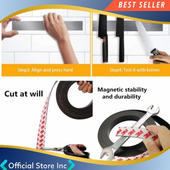 

Nikto Lakban Ajaib Sticker Magnetik Strong Tape Nempel Logam Serbaguna