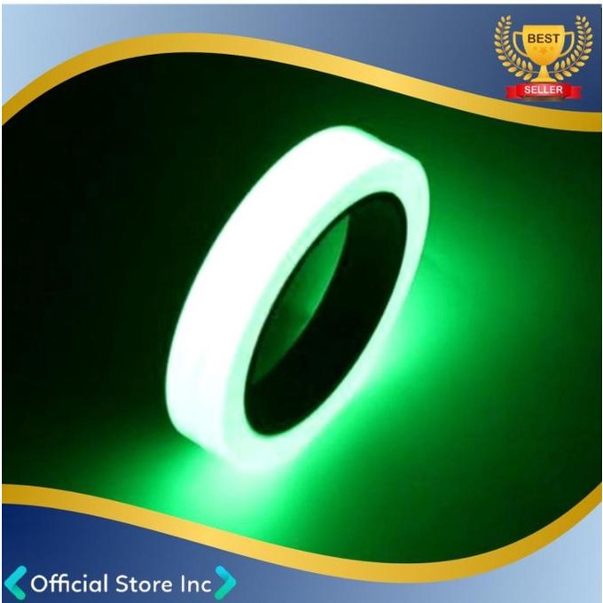 

Lakban Glow In The Dark Luminous Adhesive Tape 1.5 Cm X 10 M