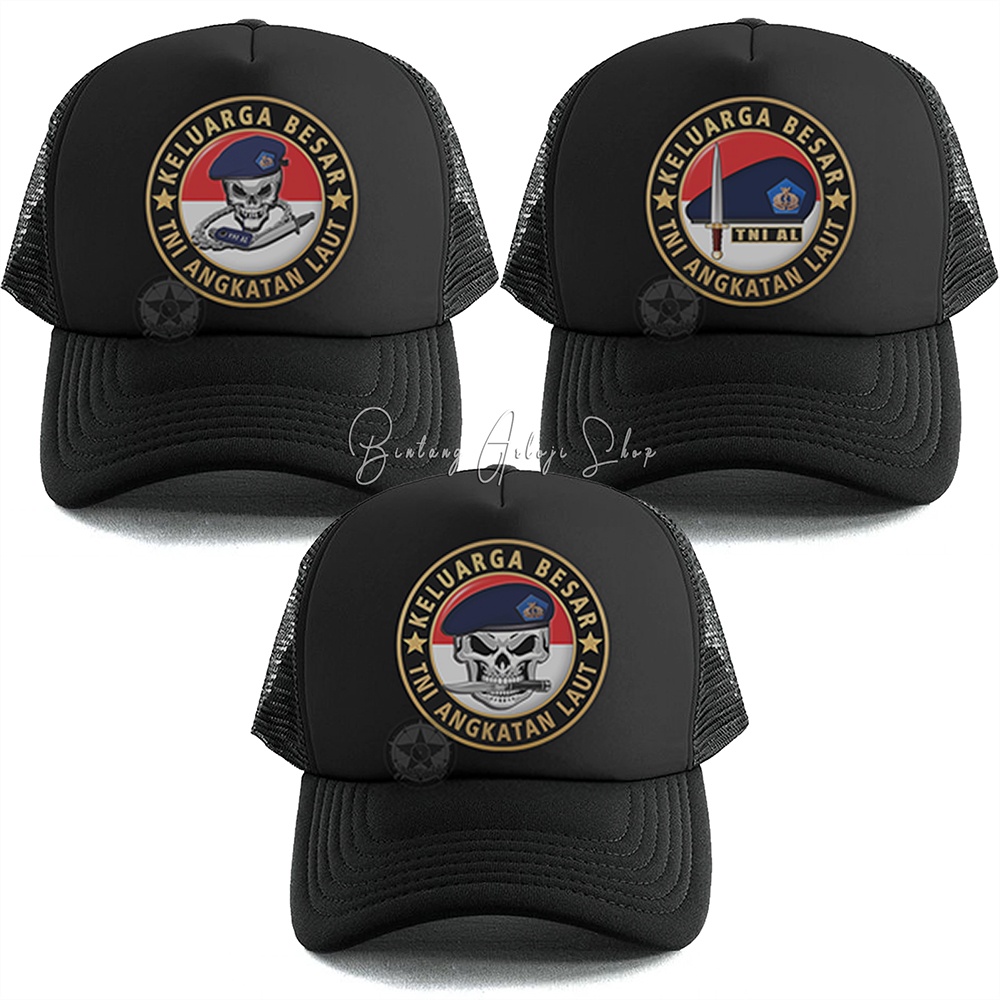 Topi Skull Keluarga Besar TNI-AL Istimewa &amp; Murmer