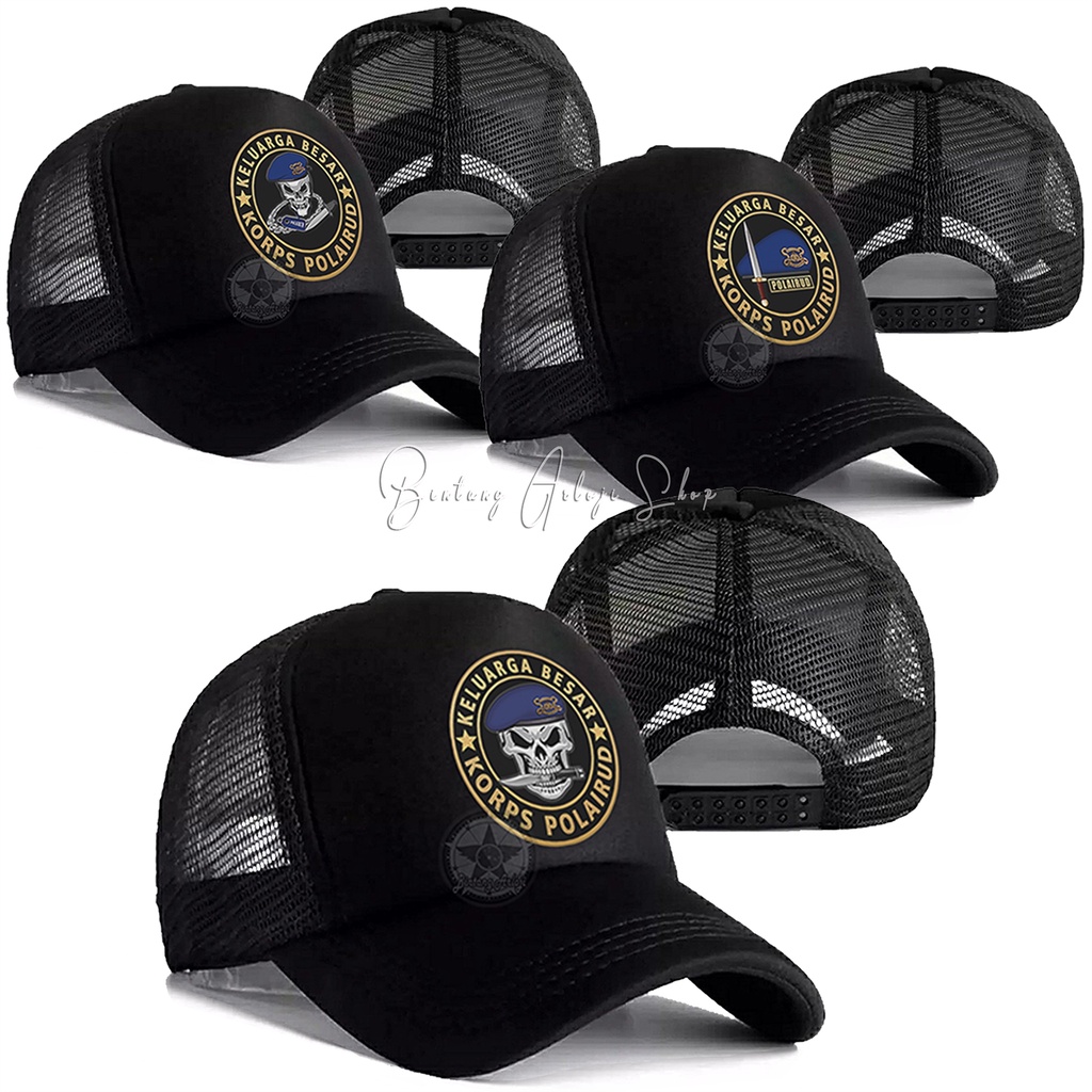 Topi Skull Keluarga Besar Korps Polairud Istimewa &amp; Murmer