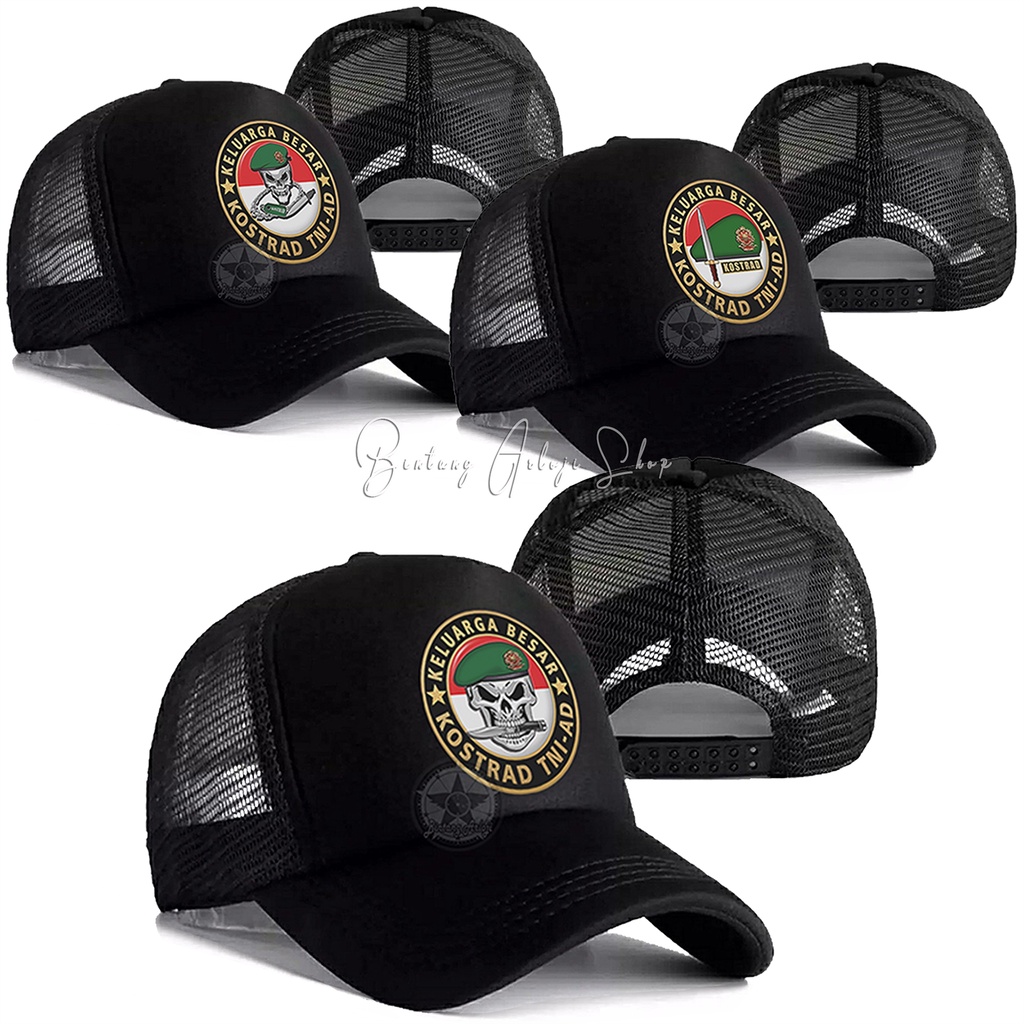 Topi Skull Keluarga Besar Kostrad Angkatan Darat Istimewa &amp; Murmer