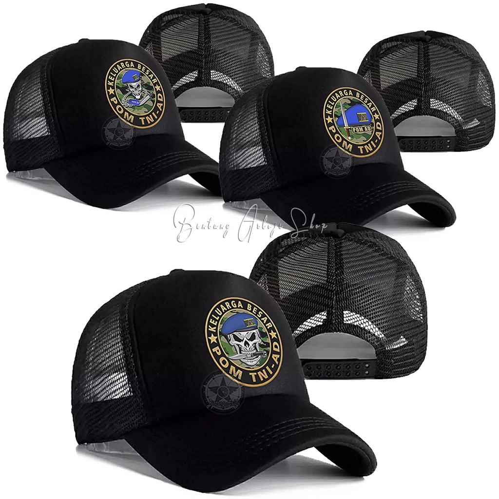 Topi Skull Keluarga Besar POM TNI-AD Istimewa &amp; Murmer