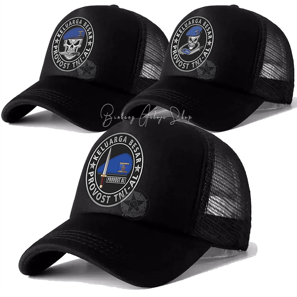 Topi Baret Keluarga Besar Provost TNI-AL Limited Edition Silver