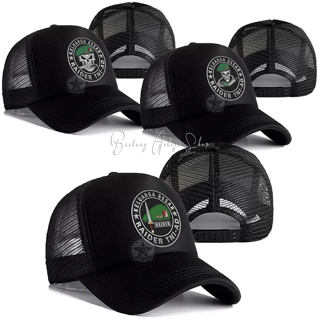 Topi Baret Keluarga Besar Raider TNI-AD Limited Edition Silver