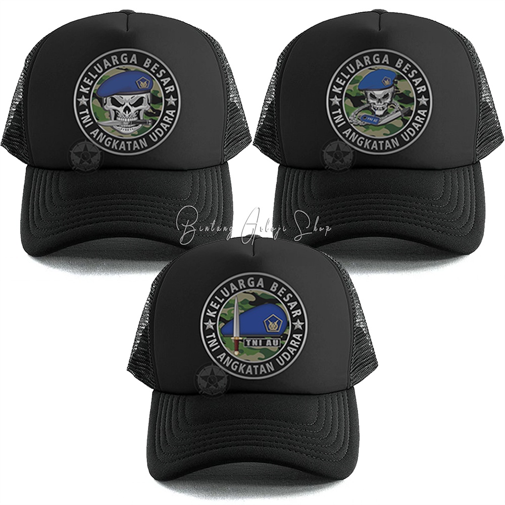 Topi Baret Keluarga Besar TNI Angkatan Udara Limited Edition Silver