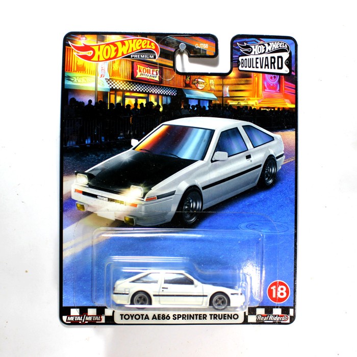 Diskon Spesial Hotwheels Toyota Ae86 Sprinter Trueno Putih White Boulevard Termurah