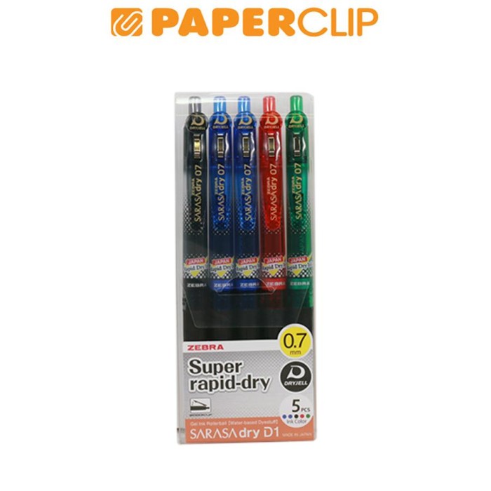 

BISA COD BALLPOINT ZEBRA SARASA DRY 07 SET5 /ALAT TULIS AESTHETIC/ALAT TULIS SET/ALAT TULIS SEKOLAH