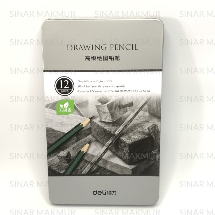 

Sale Sketching Pencil / Pensil Sketsa DELI S949 (SET) /ALAT TULIS AESTHETIC/ALAT TULIS SET/ALAT