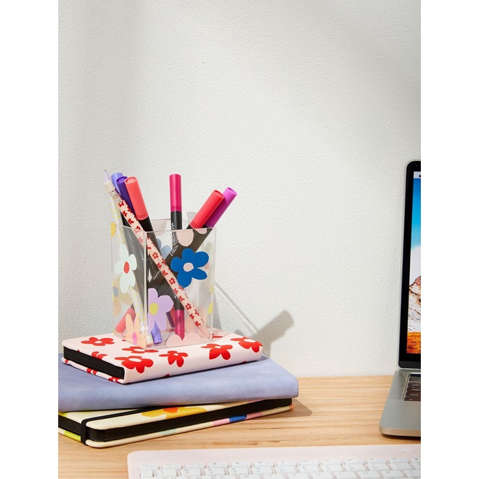 

TERMURAH TYPO - Pulpen - Acrylic Pen Holder - Multi Colour Drawn Daisy /ALAT TULIS AESTHETIC/ALAT