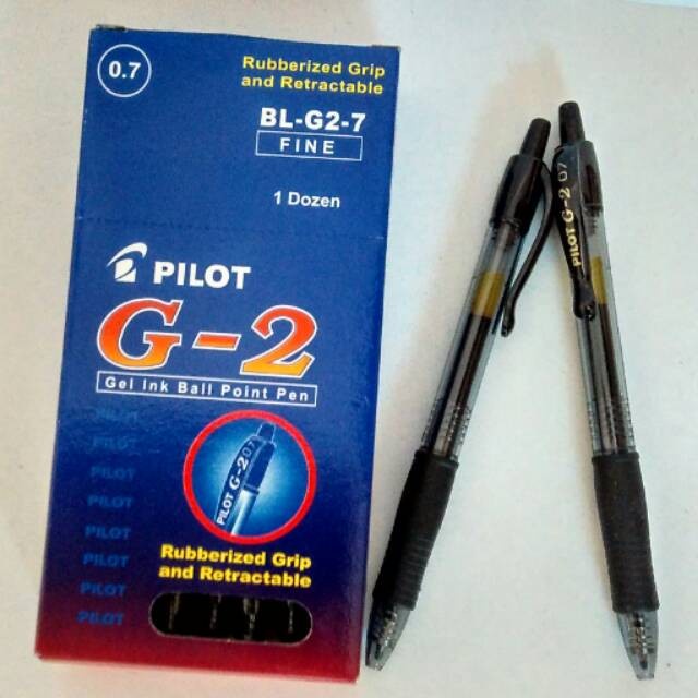 

TERLARIS Pulpen pen Pilot G-2 Hitam BL-G2 0.7 Original Japan (LSN) /ALAT TULIS AESTHETIC/ALAT TULIS