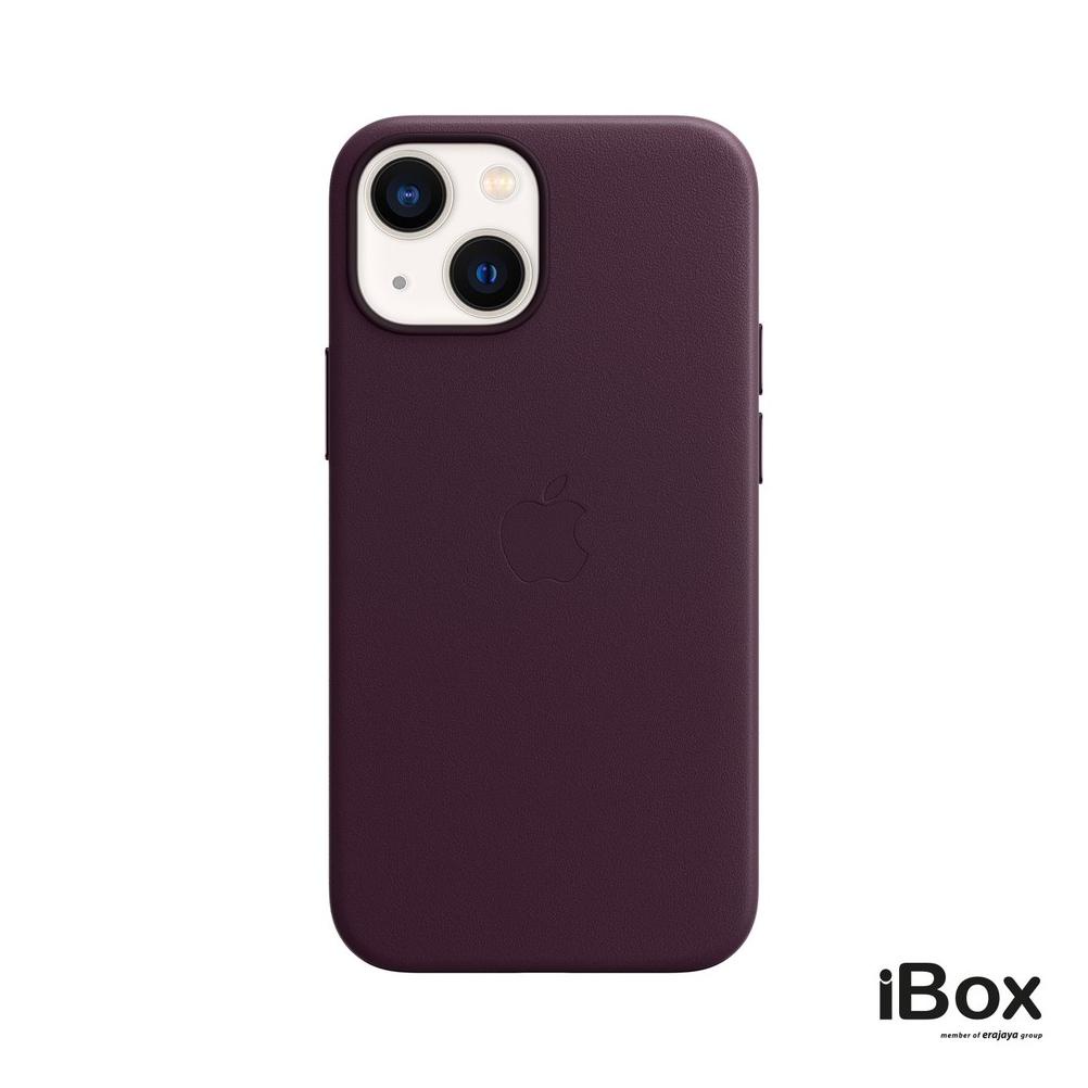 Apple Iphone 13 Mini Leather Case With Magsafe, Dark Cherry