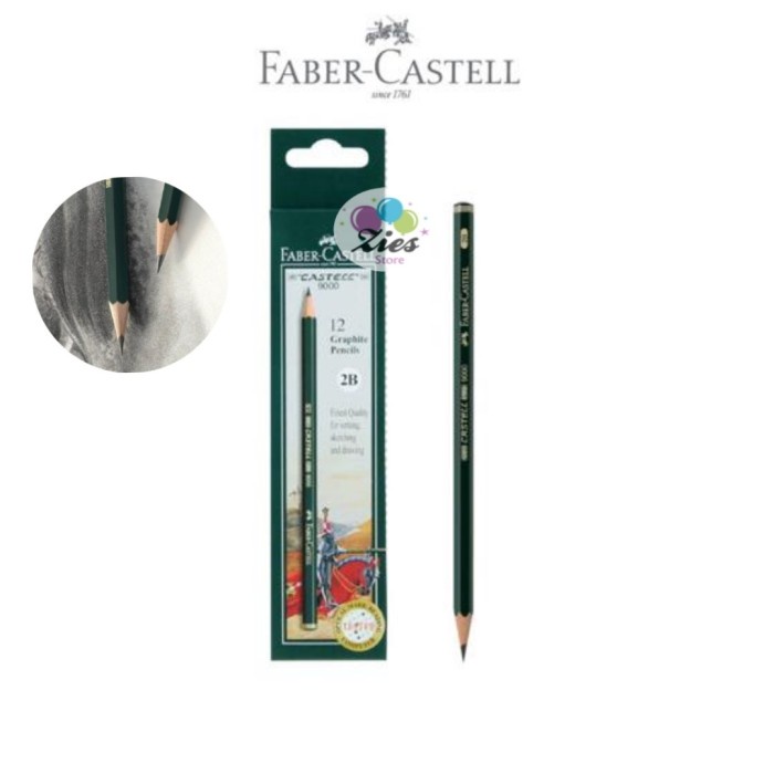 

Discount pensil Faber castell 2B / pencil faber castell 2b per pack isi 12pcs /ALAT TULIS