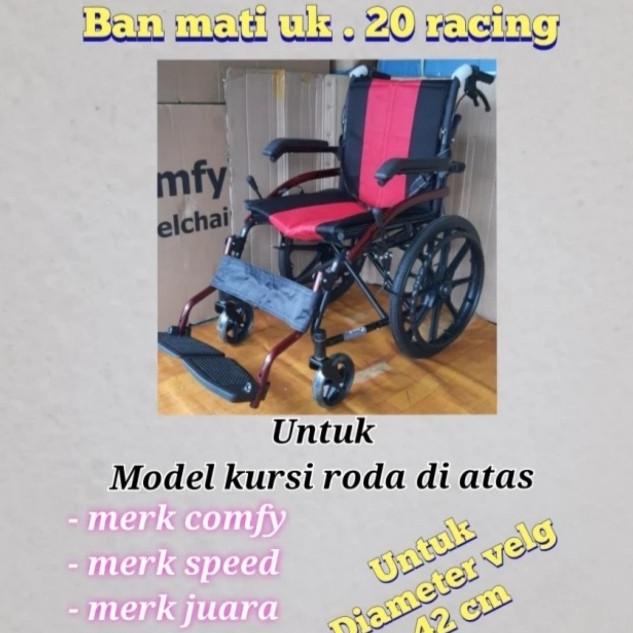 Ban mati kursi roda velk resing ukuran 20