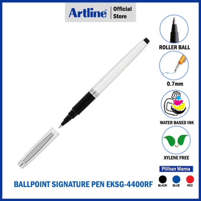 

BAYAR DITEMPAT PULPEN ARTLINE SIGNATURE ROLLER BALL PEN 0.7MM EKSG-4400RF /ALAT TULIS AESTHETIC/ALAT