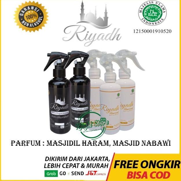 Riyadh Parfum Wangi Masjid Haji Umroh Sejadah Karpet Gamis Sarung