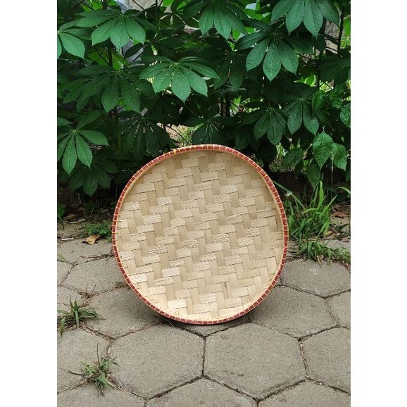 TAMPAH BAMBU KECIL  3 PCS TAMPAH KECIL TAMPAH SAJI