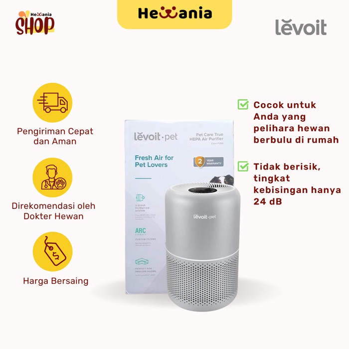 LEVOIT CORE P350 PET CARE TRUE HEPA AIR PURIFIER