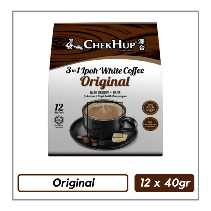 

TERBARU Chek Hup / ChekHup Original 3 in 1 Ipoh White coffee /KOPI EUBE/KOPI KAPAL