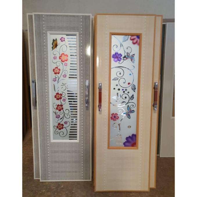 Pintu Kamar Mandi / Pintu Pvc / Pintu Kamar Mandi Kaca Poketo99