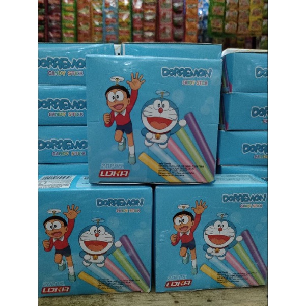 

permen Doraemon candy stik isi 20 pcs