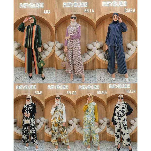 One Set Piyama Setelan Wanita Series Terbaru By Eyberli Nyeonlline