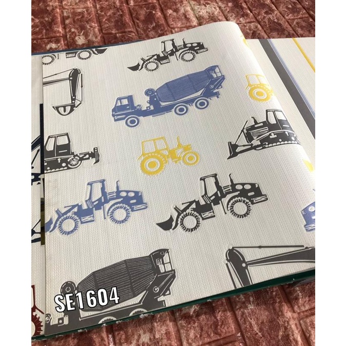 Wallpaper Dinding Anak Laki Mobil Modern