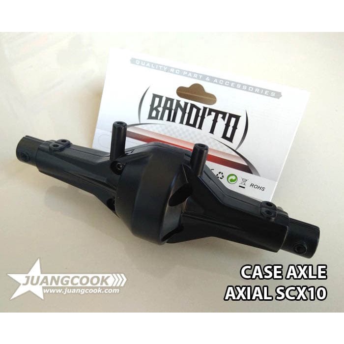 Bandito Steel Alloy Case Casing Housing Gardan For Axial SCX10 Black