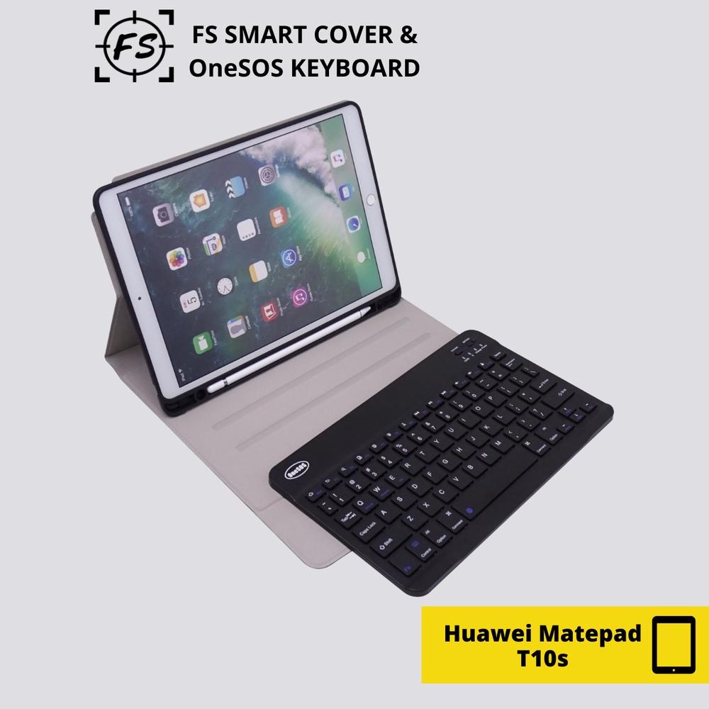 Fs Smart Cover & Onesos Keyboard - Huawei Matepad T10S
