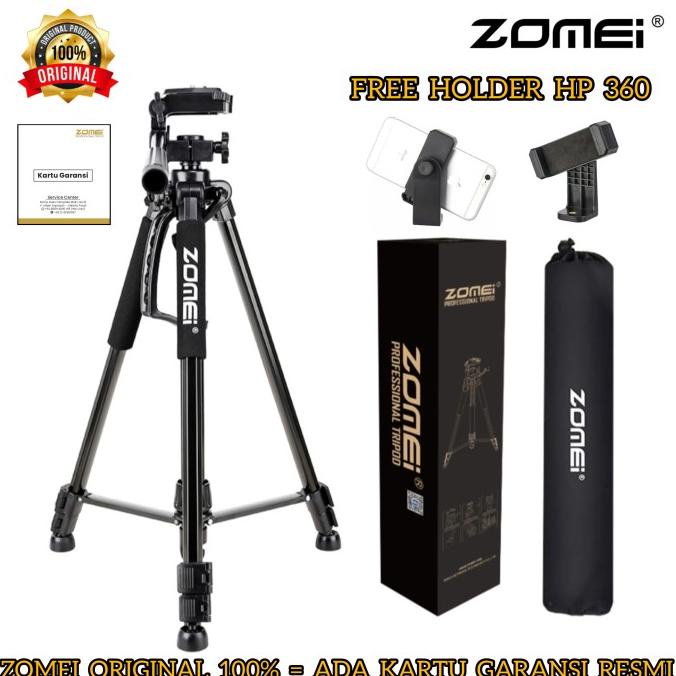 Tripod Zomei 1200 Tripod Kamera DSLR Mirrorless dan Smartphone