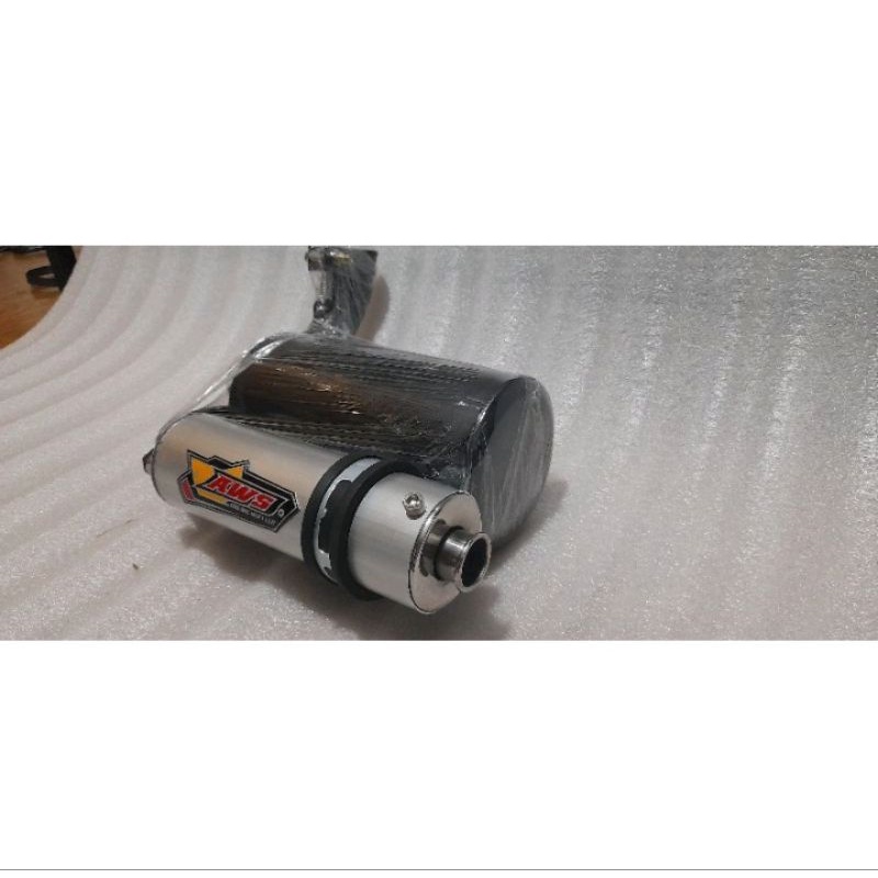kenalpot vespa standar racing model S1 aluminium