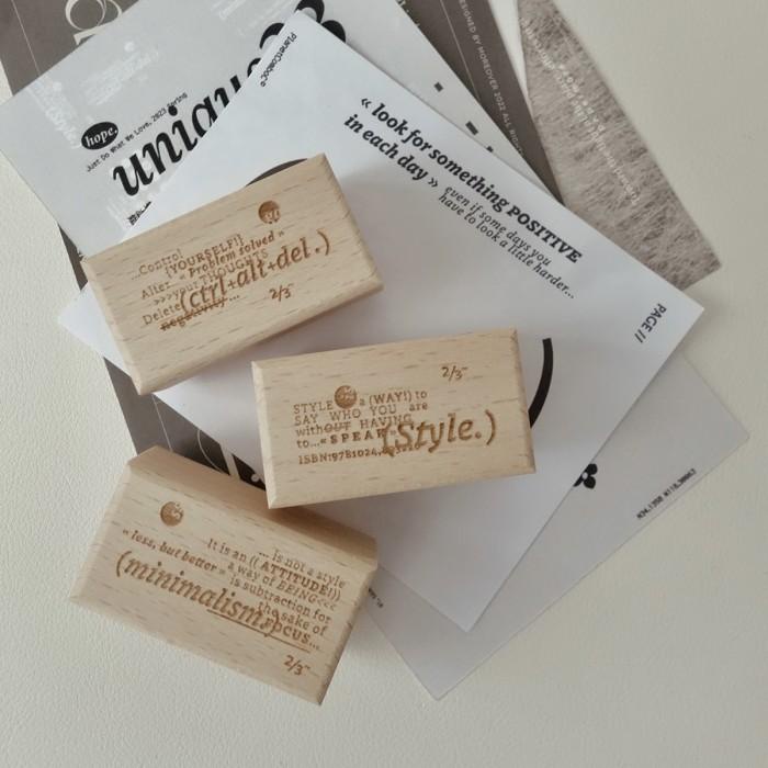 

(2) Sissi Two Three Rubber Stamp