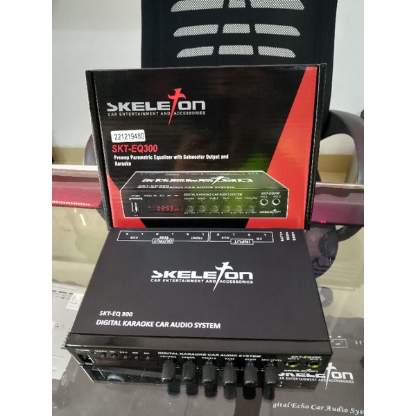 PREAMP KARAOKE MOBIL SKELETON SKT -EQ300